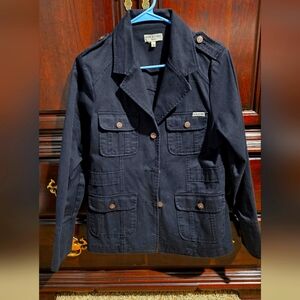 Max Studio Military style navy Jacket